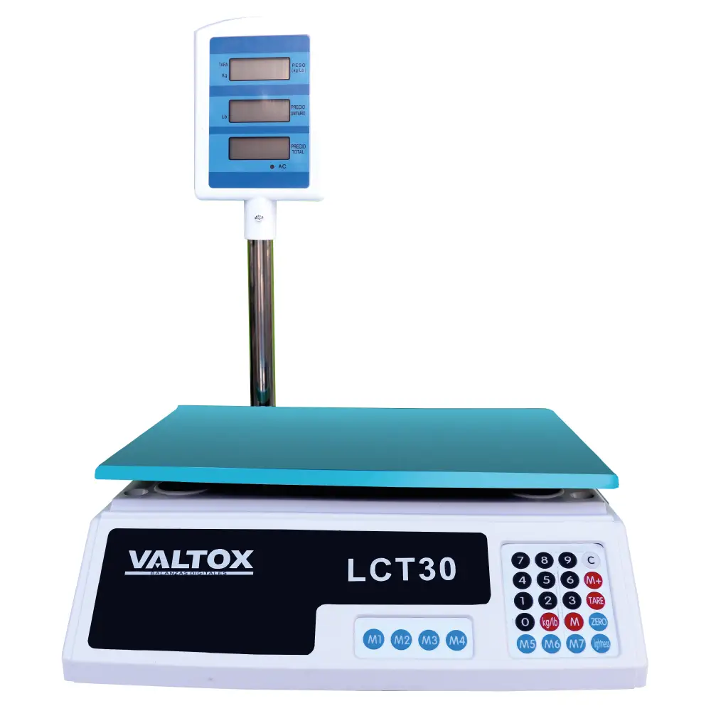 Báscula Comercial Valtox LCT30 de 30 kilos