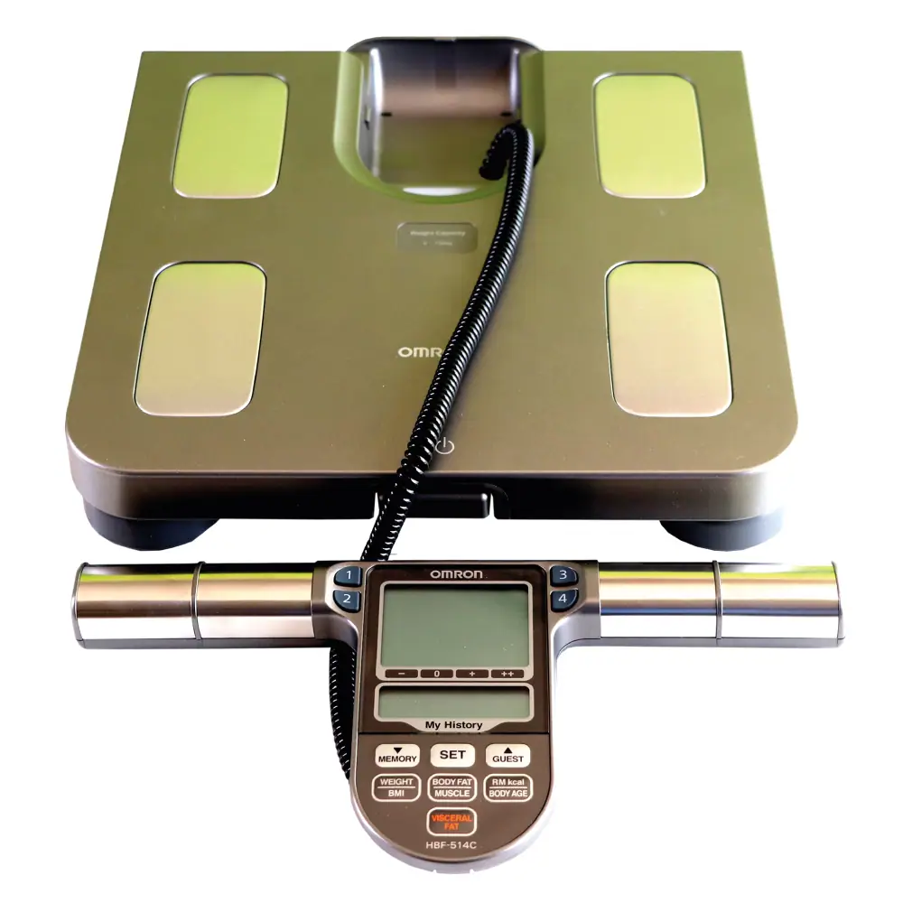 Báscula Digital Medidora de Grasa Corporal OMROM de 180 Kilos